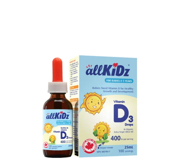 All Kidz Vitamine D3 400IU drops 25ml