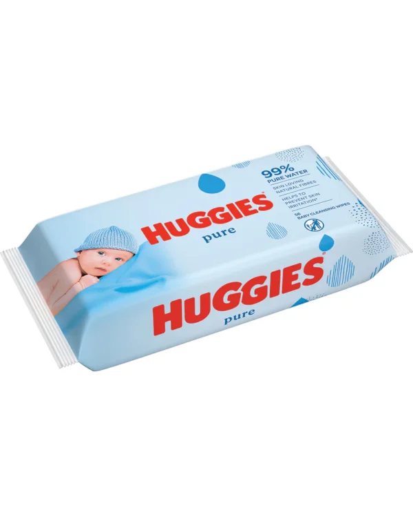 Huggies Pure x56 baby wipes