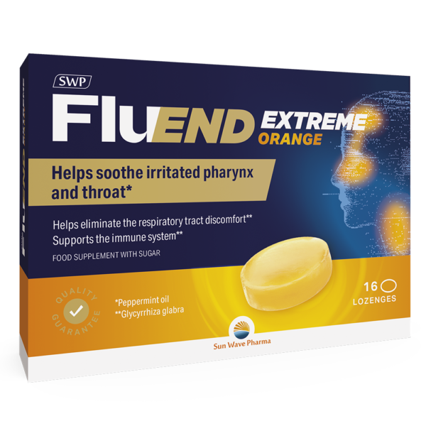 Fluend Extreme Mint/ Orange x16 lozenges