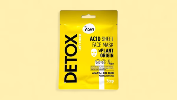 7 Days Detox Acid Sheet Face Mask