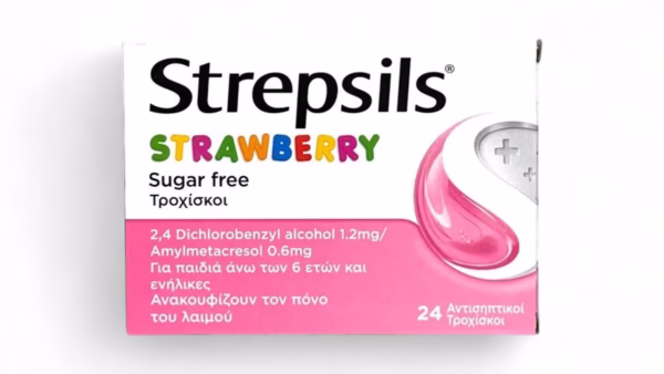 Strepsils Strawberry x24 lozenge